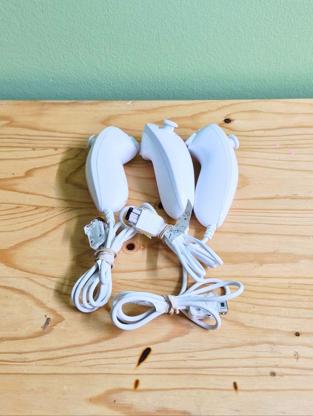 Lot of 3 Nintendo Wii Nunchuk Controllers